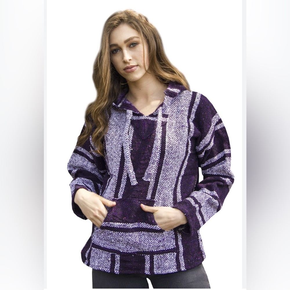 Iguana Jack Purple Women's Knit Hoodie